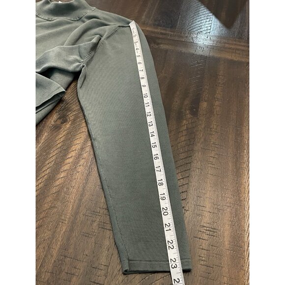 Pendleton Silk Blend Sweater XL Olive Green Classic Minimalist Capsule Wardrobe - Picture 6 of 7